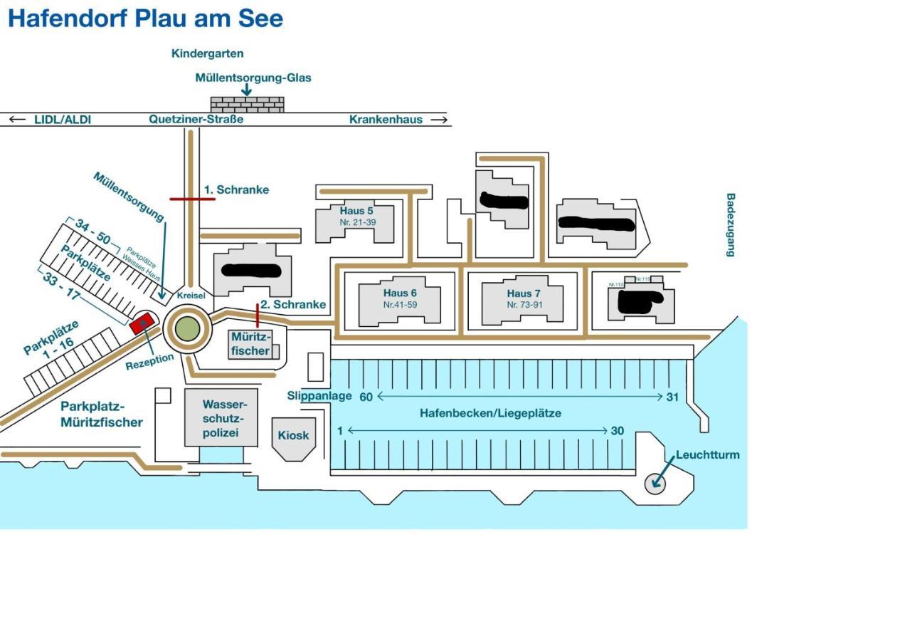 Haus 7 Apartment 2 Hundefreundlich Plau am See Exterior foto